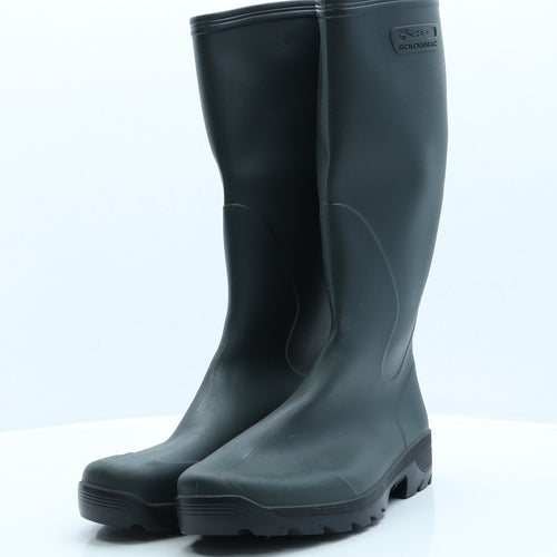 Solognac Womens Green Rubber Wellies Boot UK 12