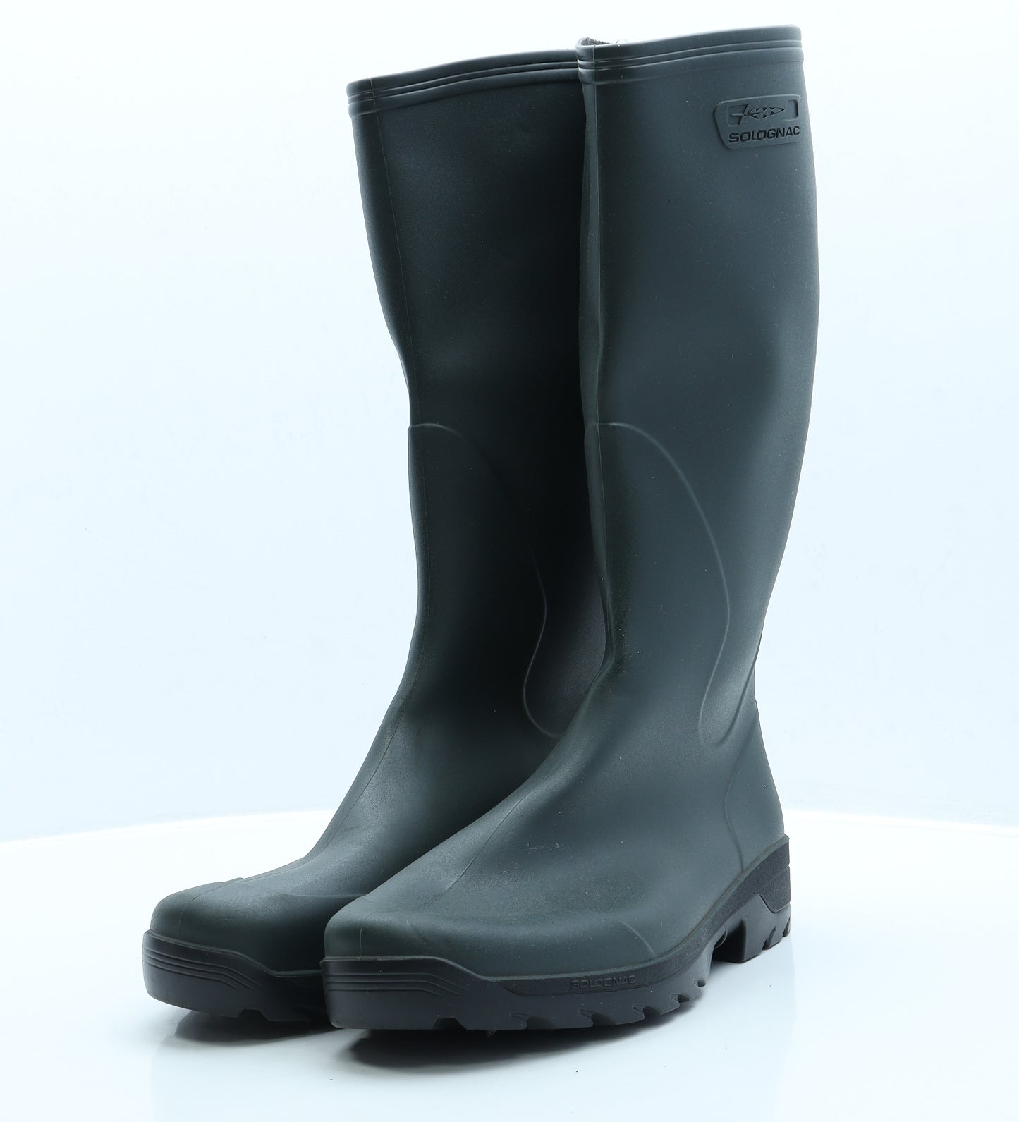Solognac Womens Green Rubber Wellies Boot UK 12
