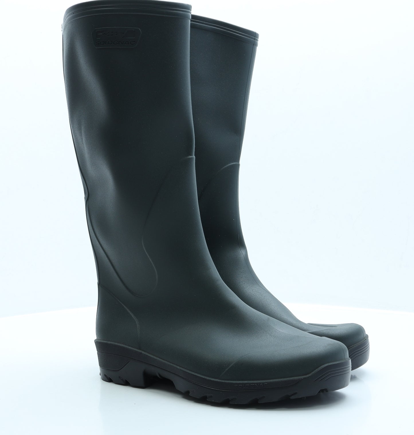 Solognac Womens Green Rubber Wellies Boot UK 12