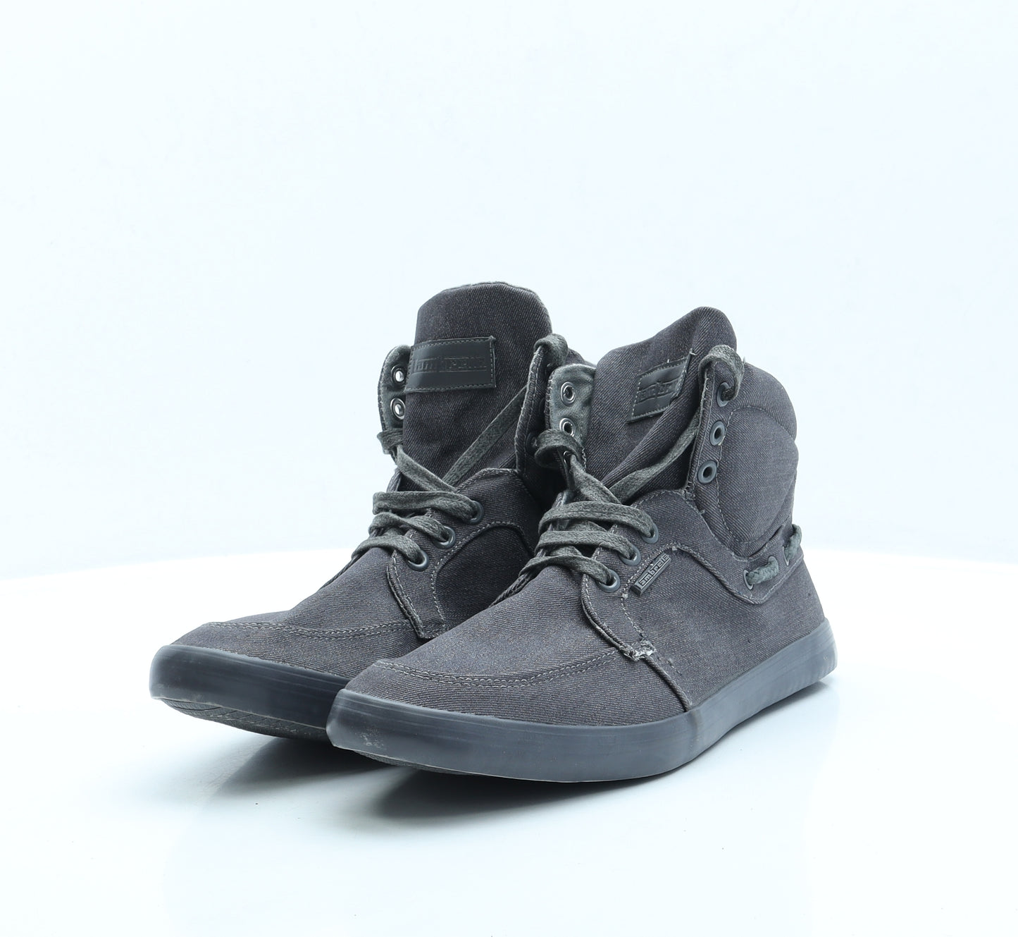 Lambretta Mens Grey Fabric Trainer UK 9