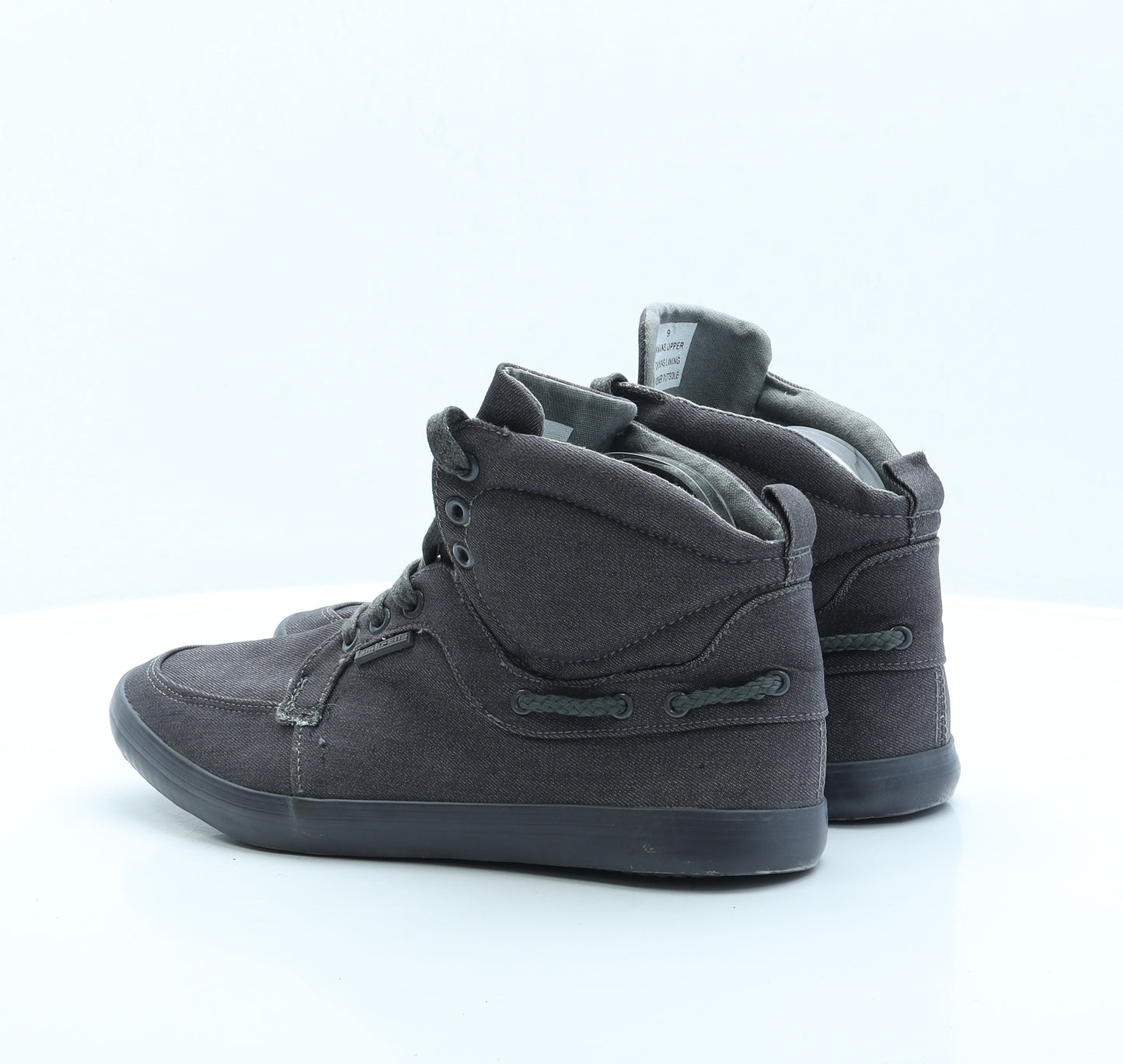 Lambretta Mens Grey Fabric Trainer UK 9