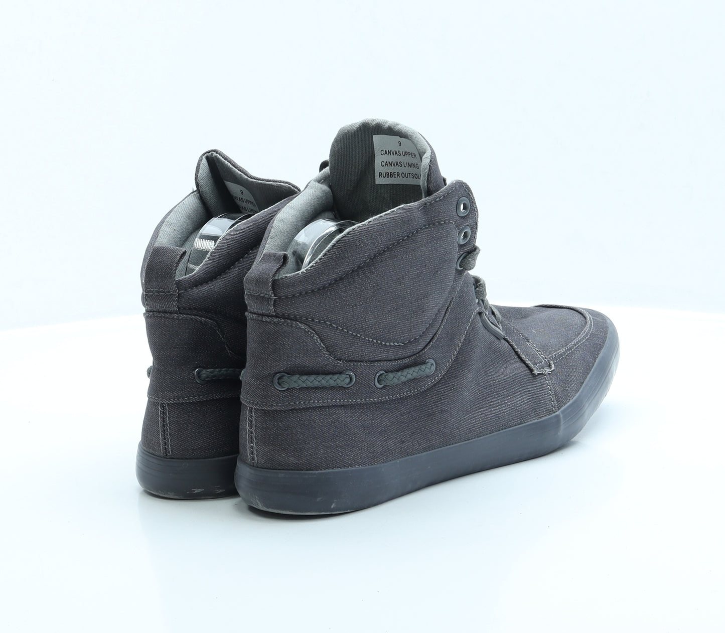 Lambretta Mens Grey Fabric Trainer UK 9