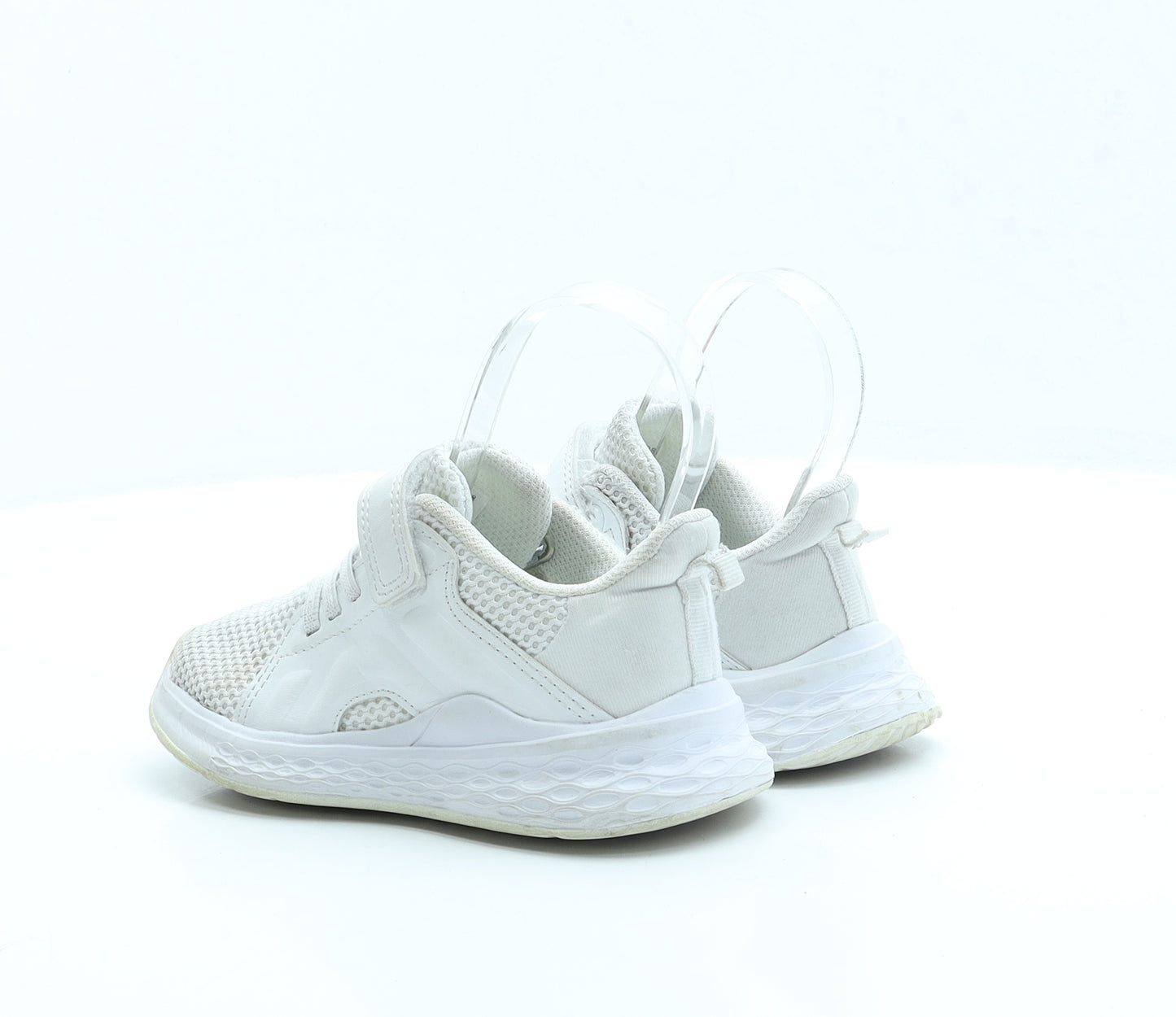 George Boys White Polyester Trainer UK 10 EUR 28