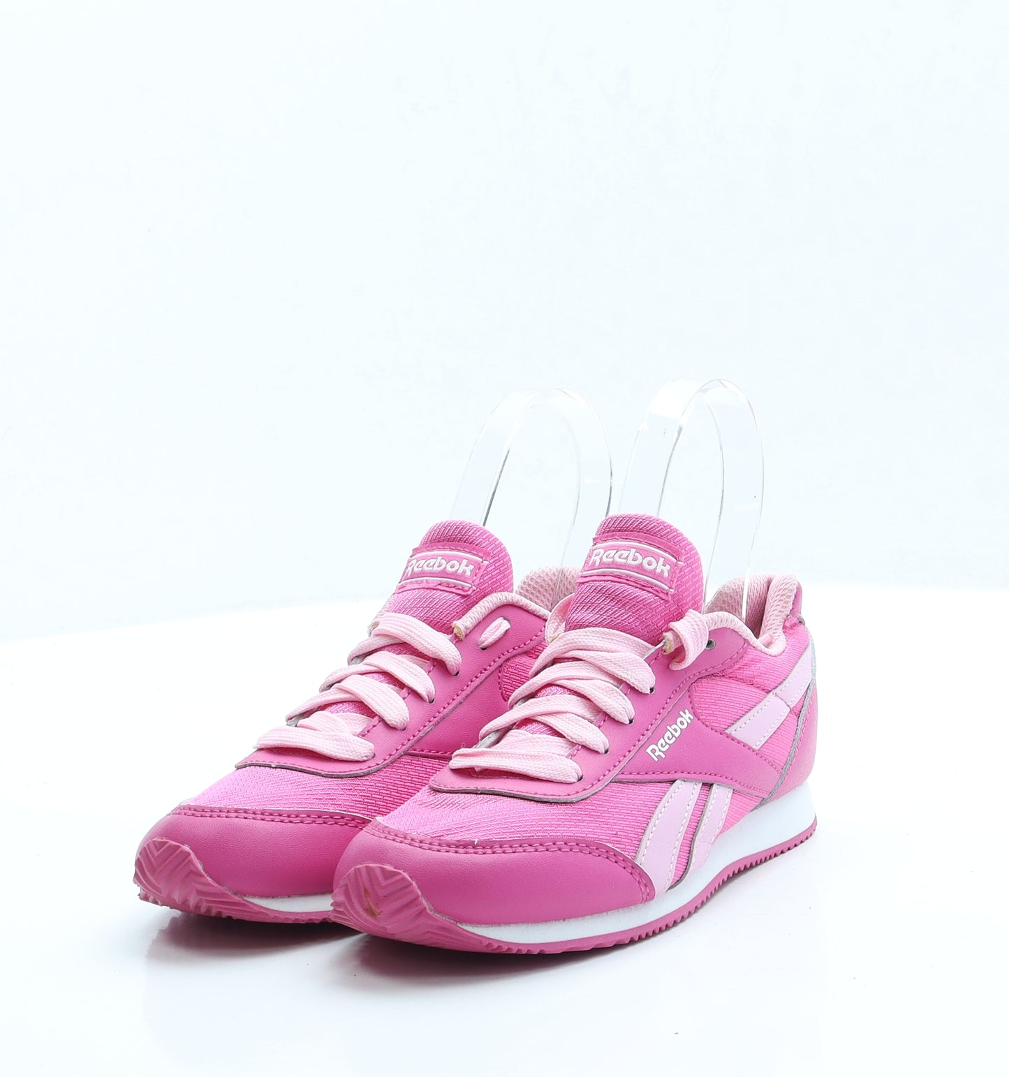 Reebok Girls Pink Polyester Trainer UK 13