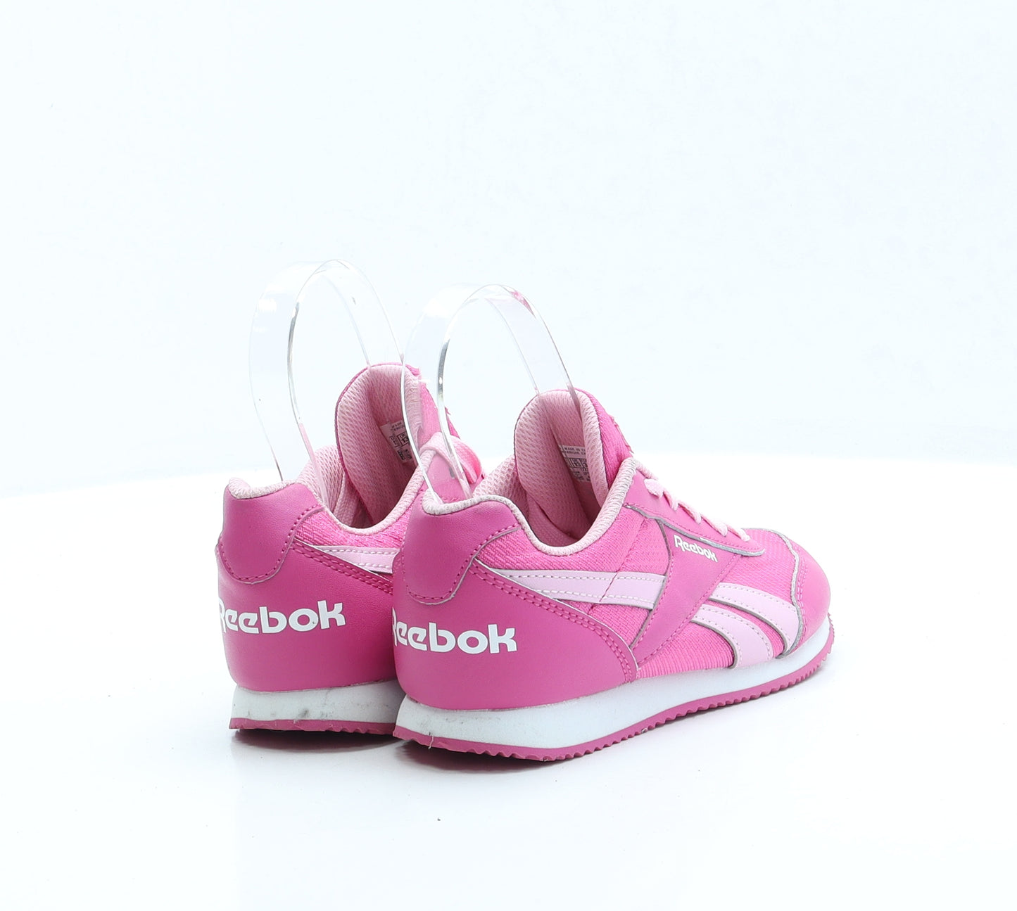 Reebok Girls Pink Polyester Trainer UK 13