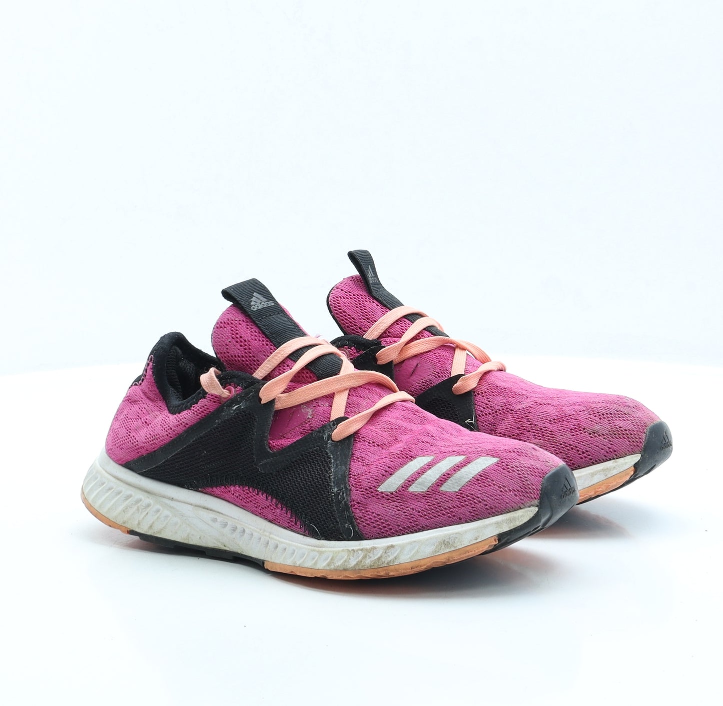adidas Womens Pink Polyester Trainer UK 5