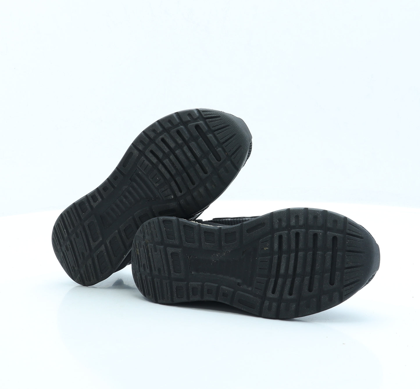 adidas Boys Black Fabric Trainer UK 13