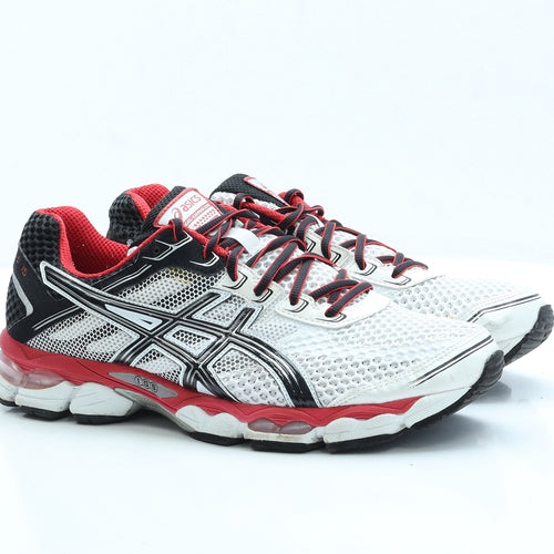 ASICS Mens White Polyester Trainer UK 10.5