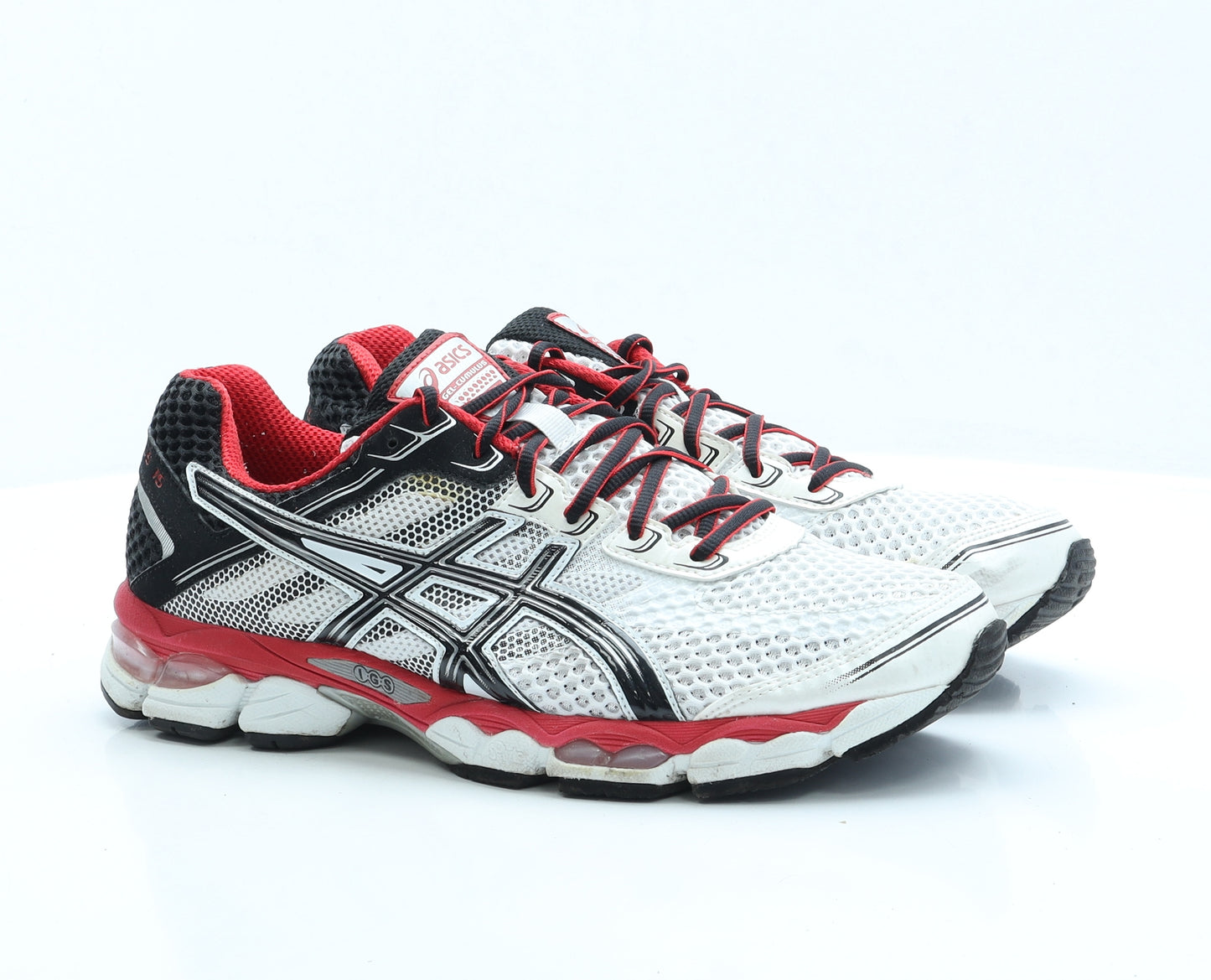 ASICS Mens White Polyester Trainer UK 10.5