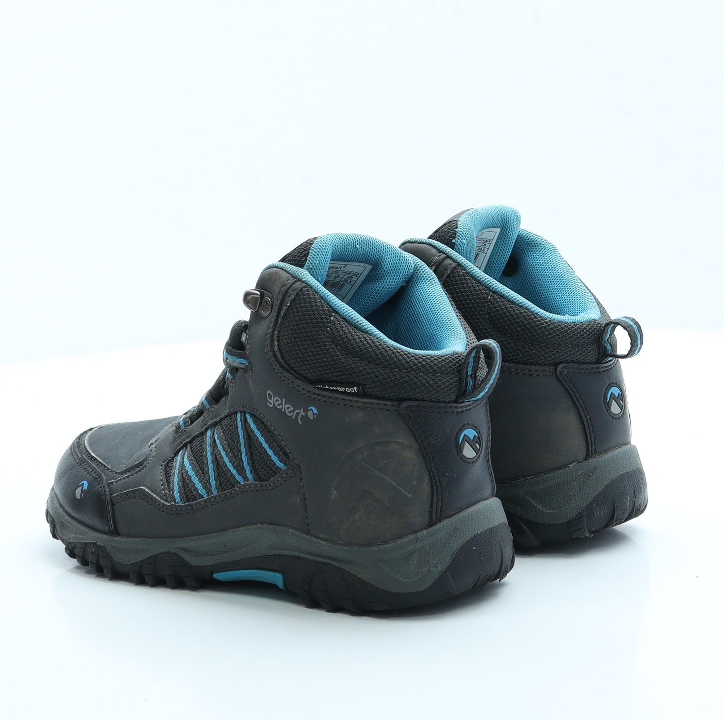 Gelert Boys Grey Polyester Combat Boot UK 2