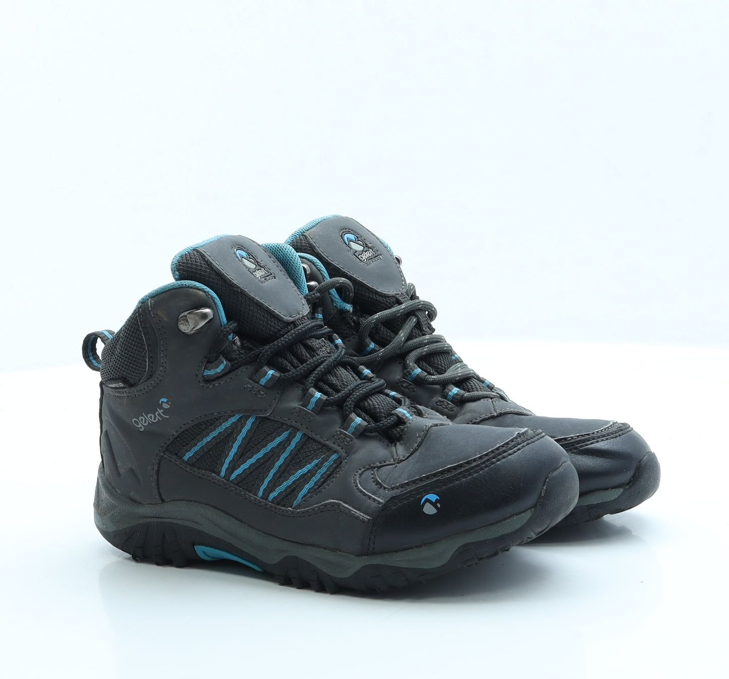 Gelert Boys Grey Polyester Combat Boot UK 2