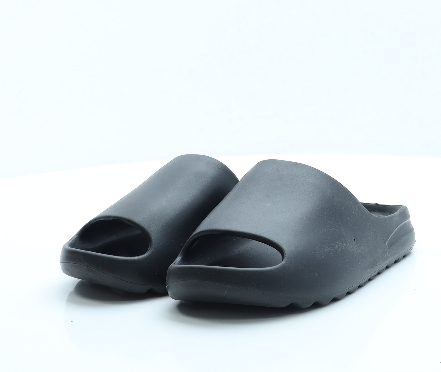 SheIn Womens Black Rubber Slider Sandal UK 7 EUR 40