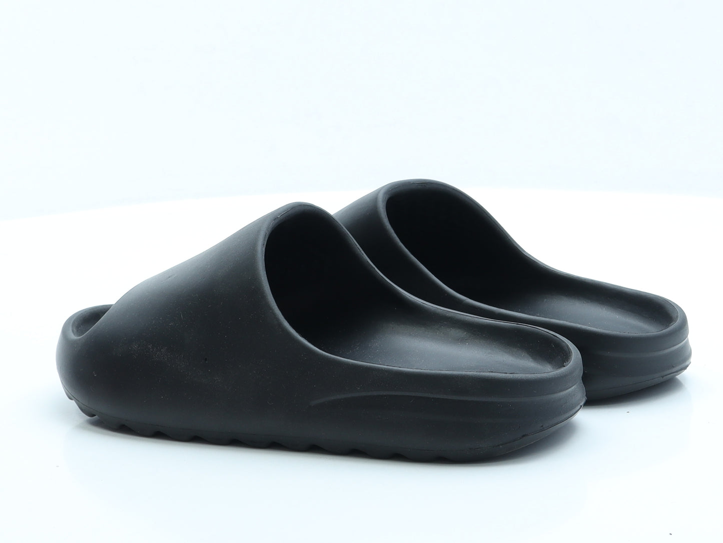 SheIn Womens Black Rubber Slider Sandal UK 7 EUR 40