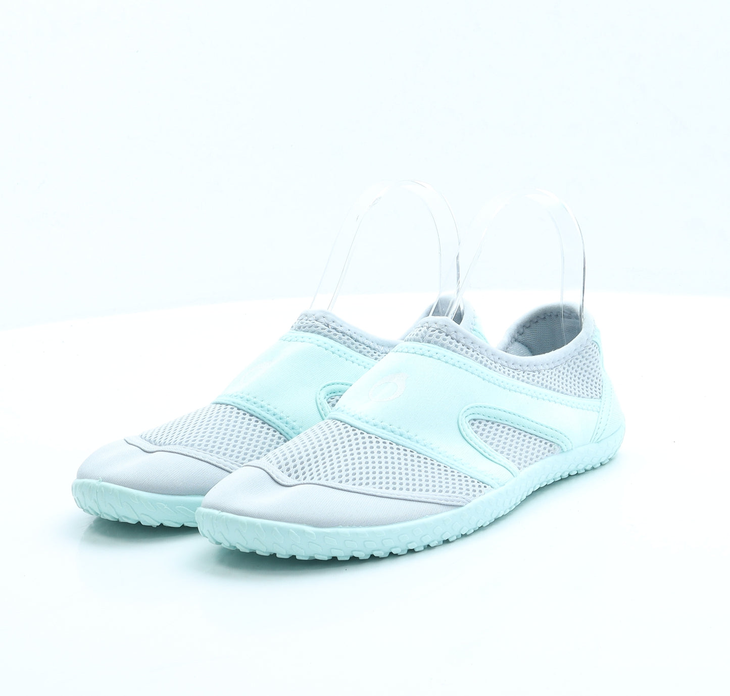 Essensole Womens Blue Polyester Flat UK 5 - Aqua Shoe