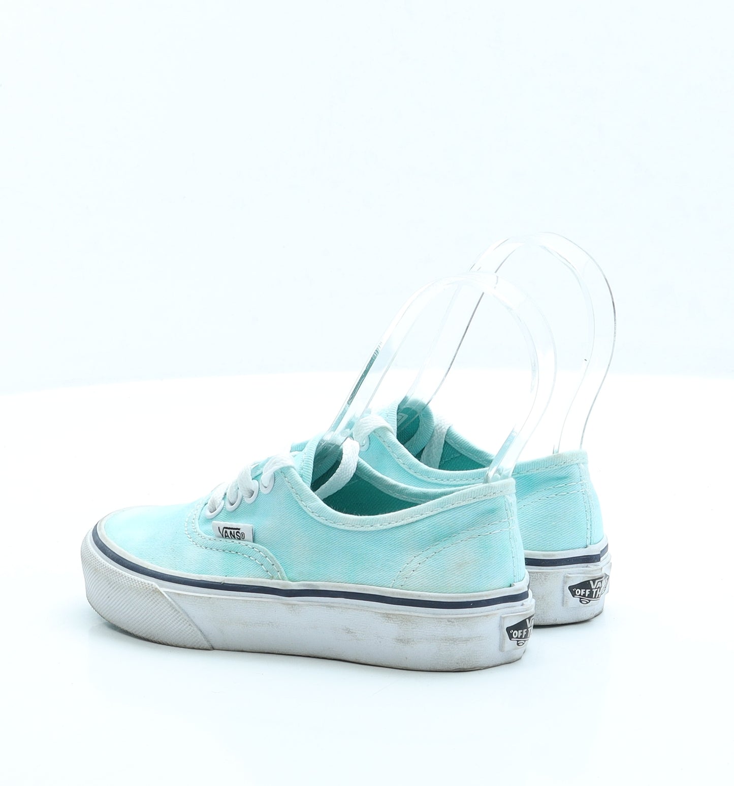 VANS Girls Blue Fabric Trainer UK 11 - Unisex
