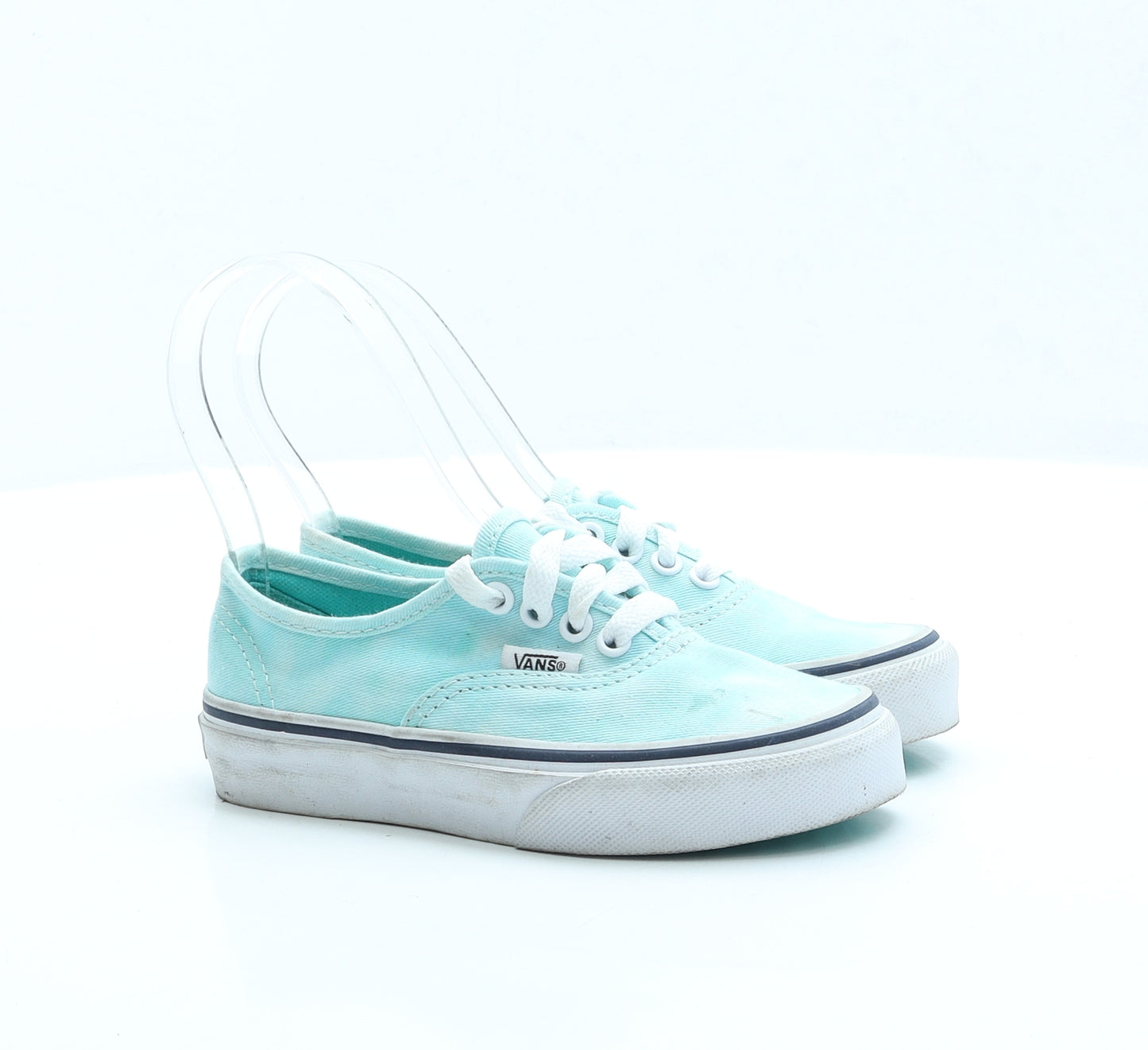 VANS Girls Blue Fabric Trainer UK 11 - Unisex