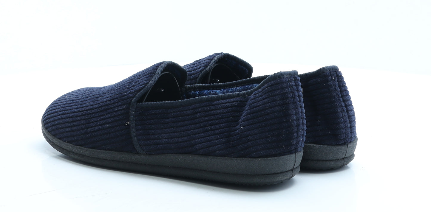 Marks and Spencer Mens Grey Polyester Loafer Slipper UK 9