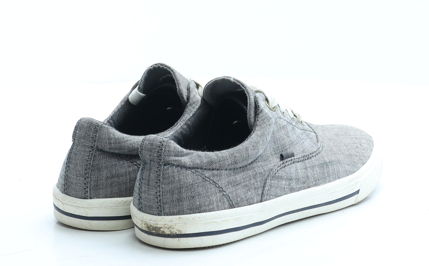 NEXT Girls Grey Polyester Trainer UK 3