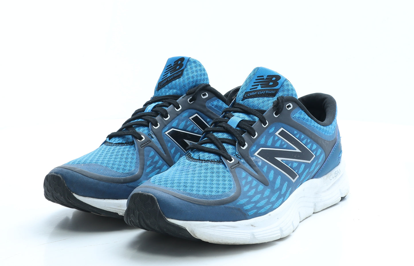 New Balance Mens Blue Geometric Polyester Trainer UK 9 EUR 43