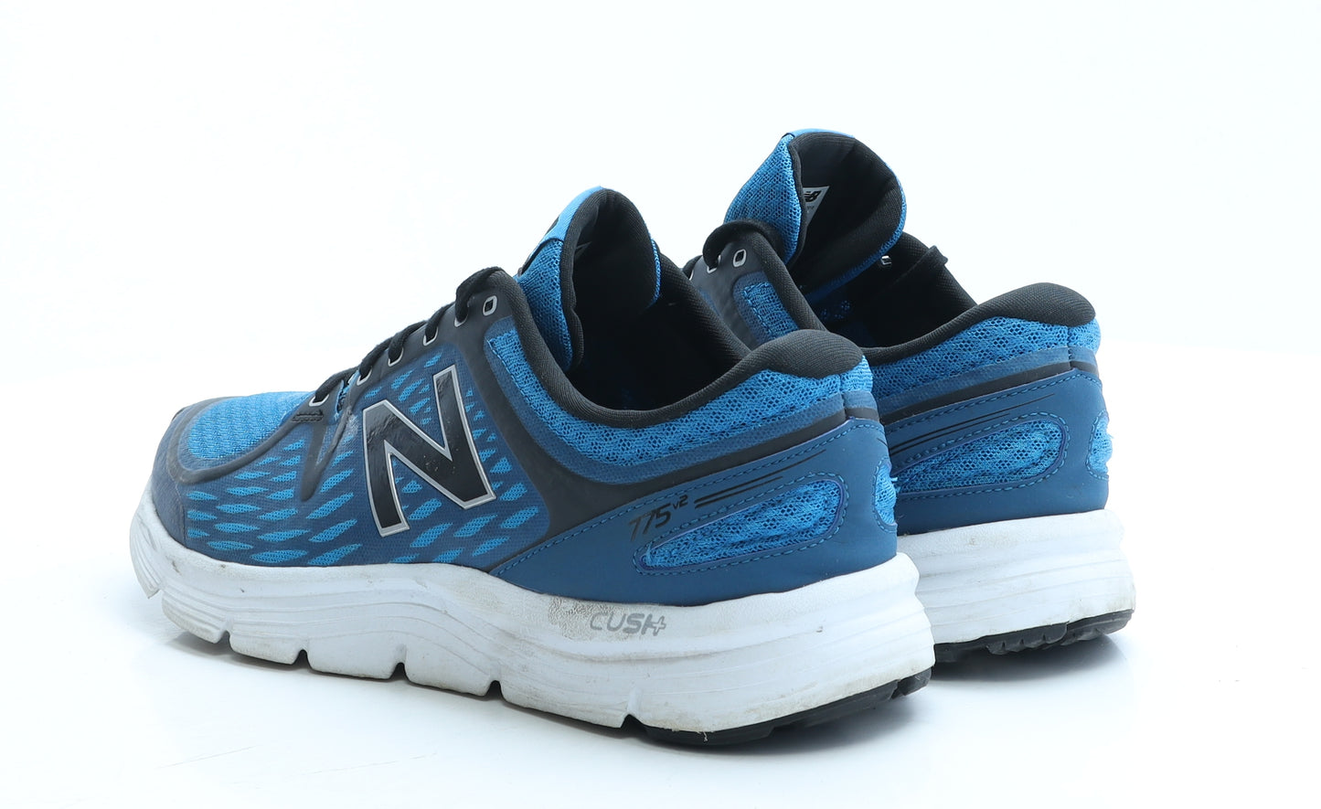New Balance Mens Blue Geometric Polyester Trainer UK 9 EUR 43