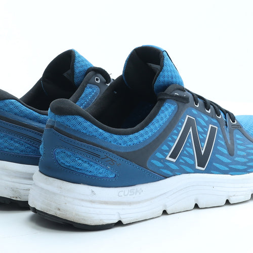 New Balance Mens Blue Geometric Polyester Trainer UK 9 EUR 43