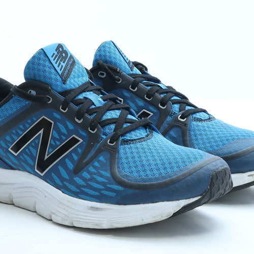 New Balance Mens Blue Geometric Polyester Trainer UK 9 EUR 43