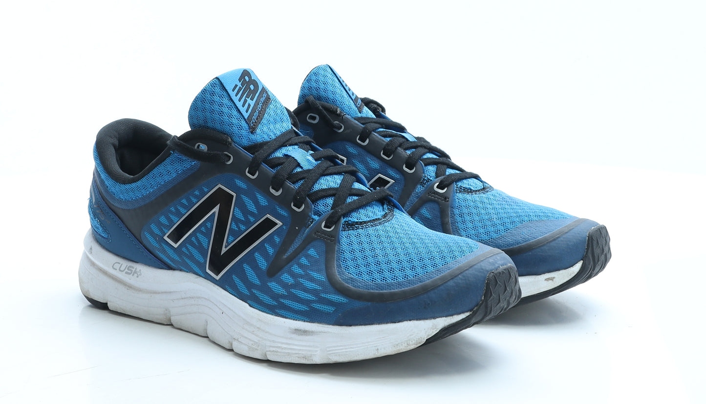 New Balance Mens Blue Geometric Polyester Trainer UK 9 EUR 43