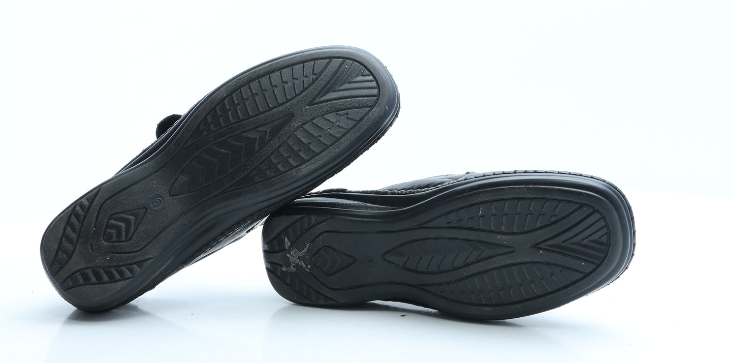 Caravelle Womens Black Polyester Flat UK 6