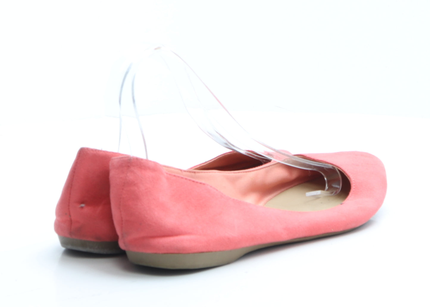 New Look Womens Pink Polyester Ballet Flat UK 7 EUR 40