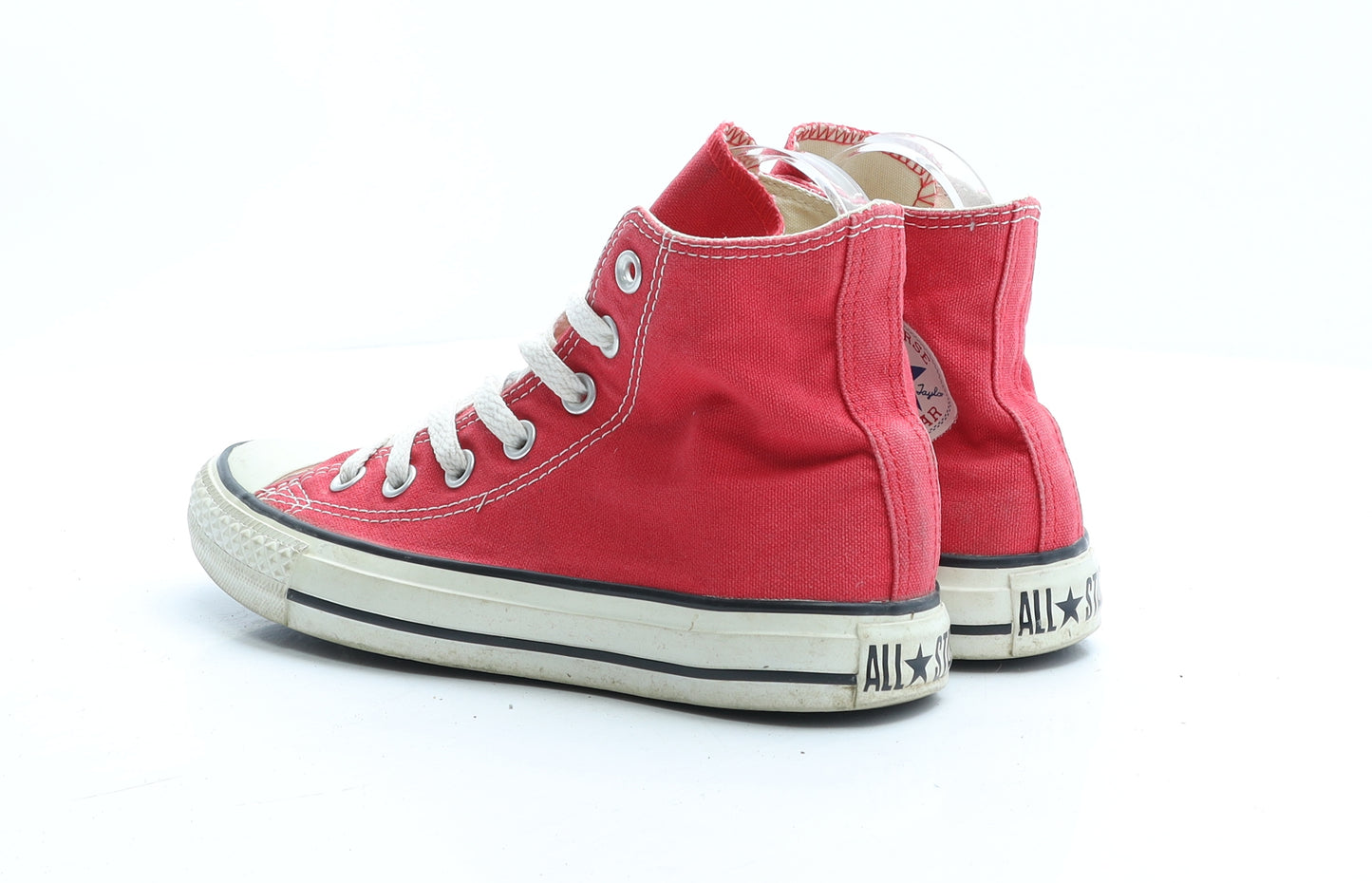 Converse Womens Red Polyester Trainer UK 4 EUR 36.5