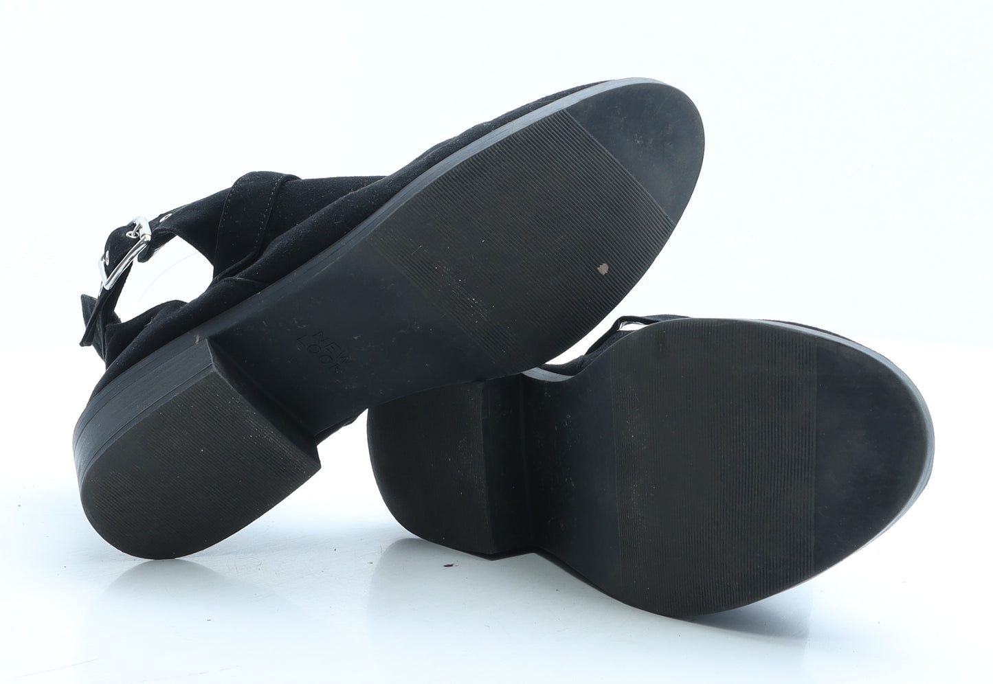 New Look Womens Black Polyester Bootie Boot UK 6 EUR 39