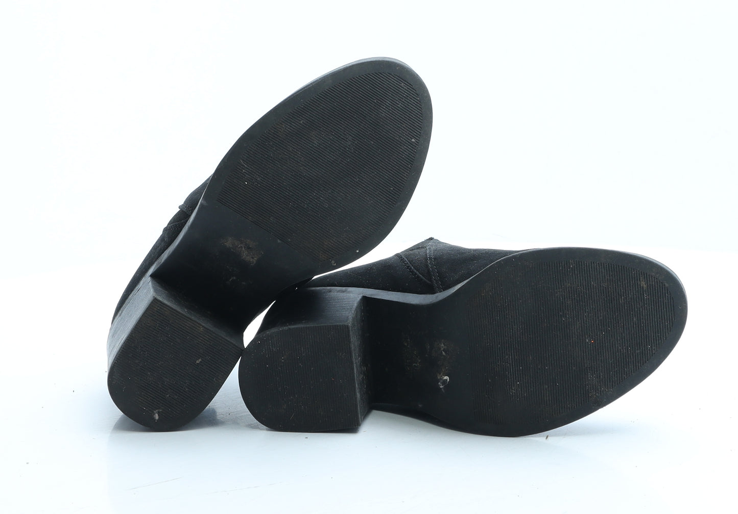 Topshop Womens Black Polyester Bootie Boot UK 3 EUR 36