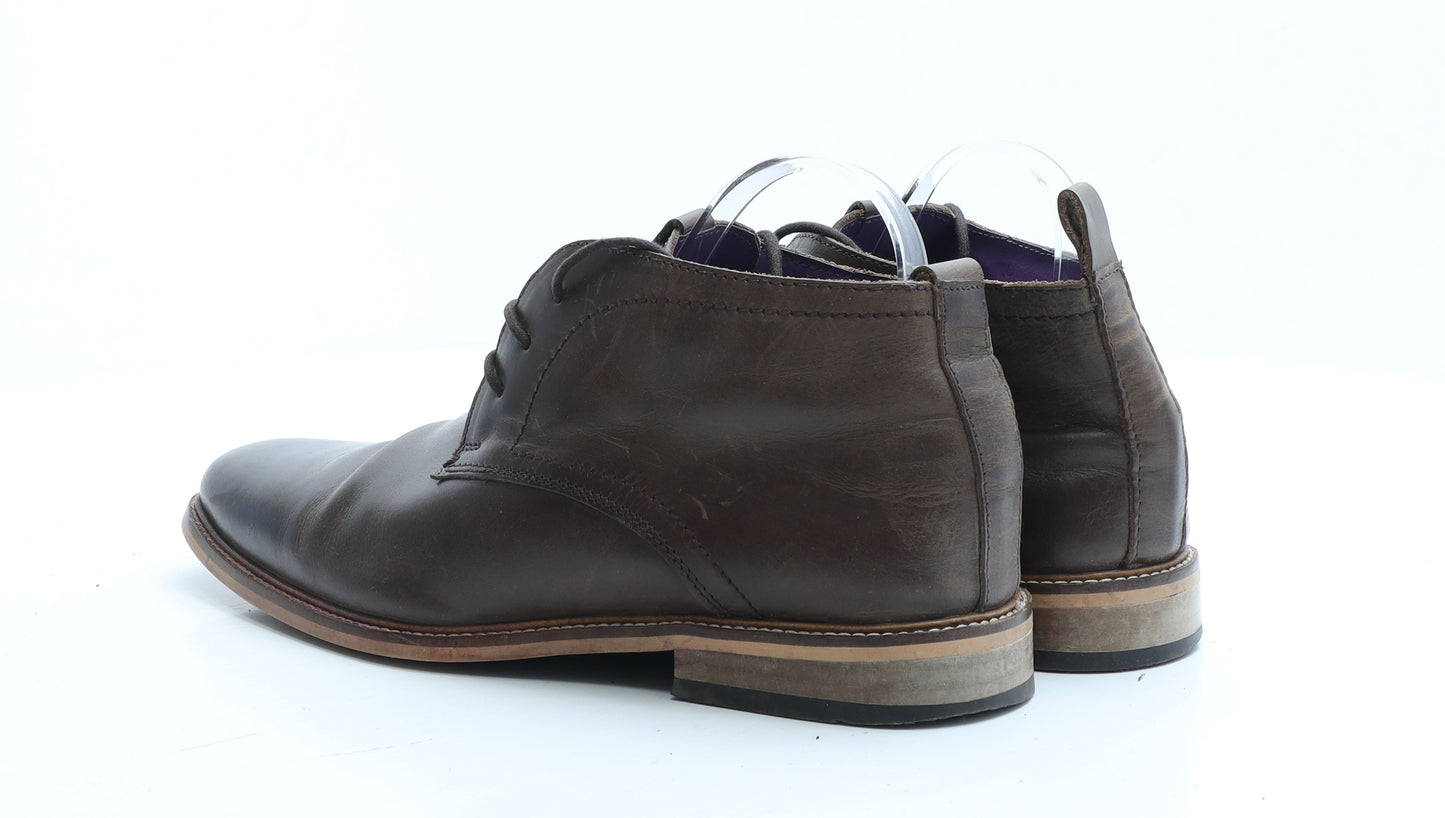 Lambretta Mens Brown Leather Chukka Boot UK 8