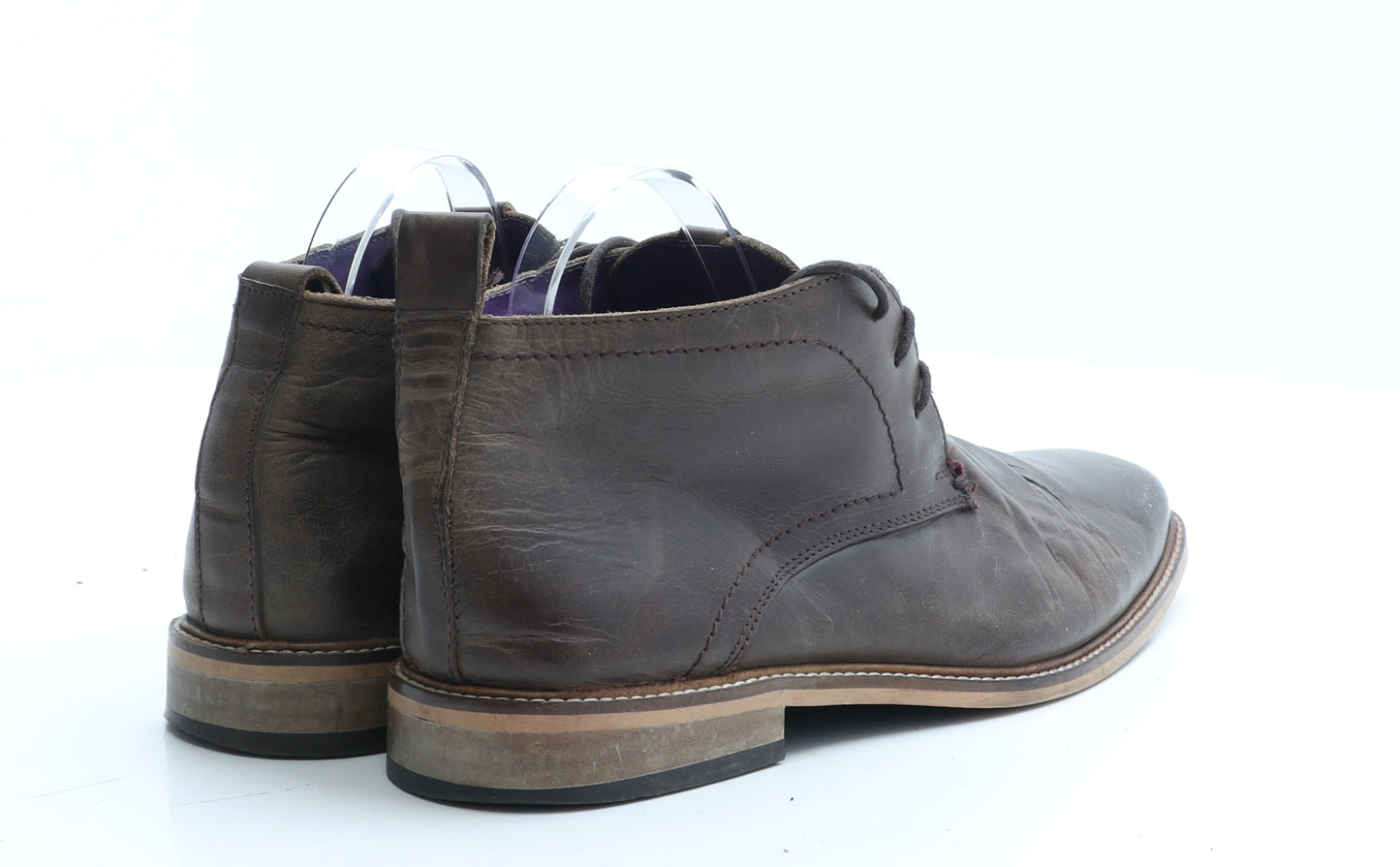 Lambretta Mens Brown Leather Chukka Boot UK 8