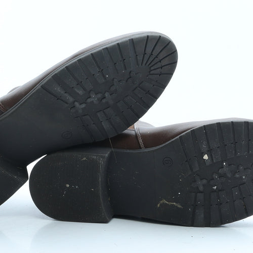 George Womens Brown Faux Leather Chelsea Boot UK 6 EUR 39