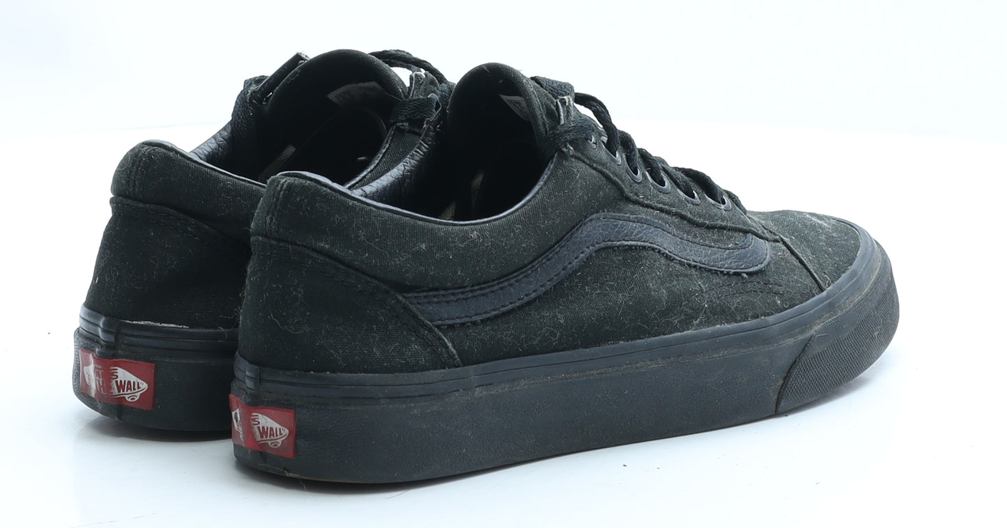 VANS Womens Black Polyester Trainer UK 5.5 EUR 38.5