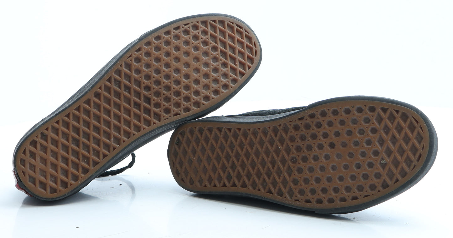 VANS Womens Black Polyester Trainer UK 5.5 EUR 38.5