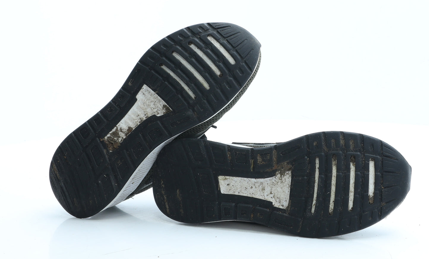 adidas Boys Green Polyester Trainer UK 1