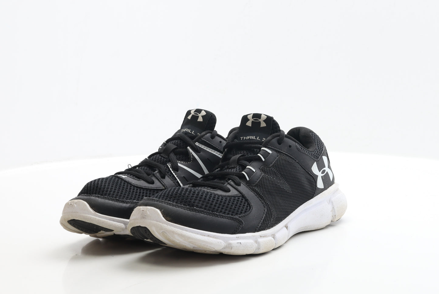 Under armour Mens Black Polyester Trainer UK 6 EUR 40 - Thrill 2