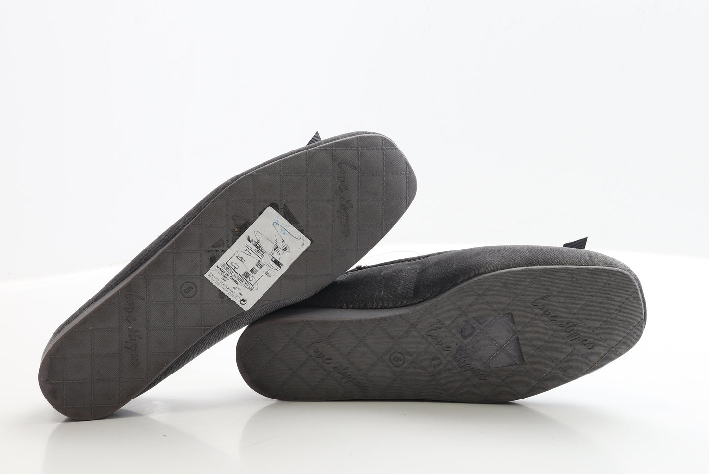 Marks and Spencer Womens Grey Polyester Ballet Slipper UK