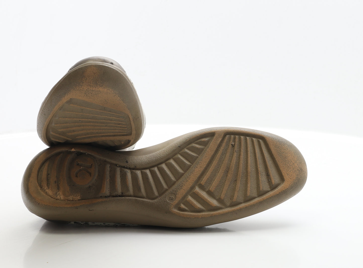 Preworn Womens Brown Faux Leather Flat UK 8