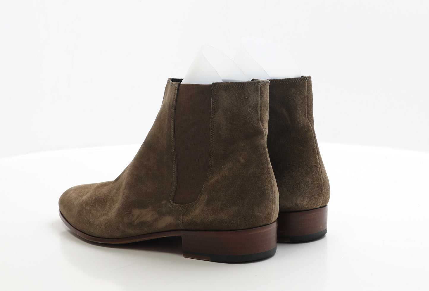 The Kooples Mens Brown Faux Suede Chelsea Boot UK 10 EUR 44