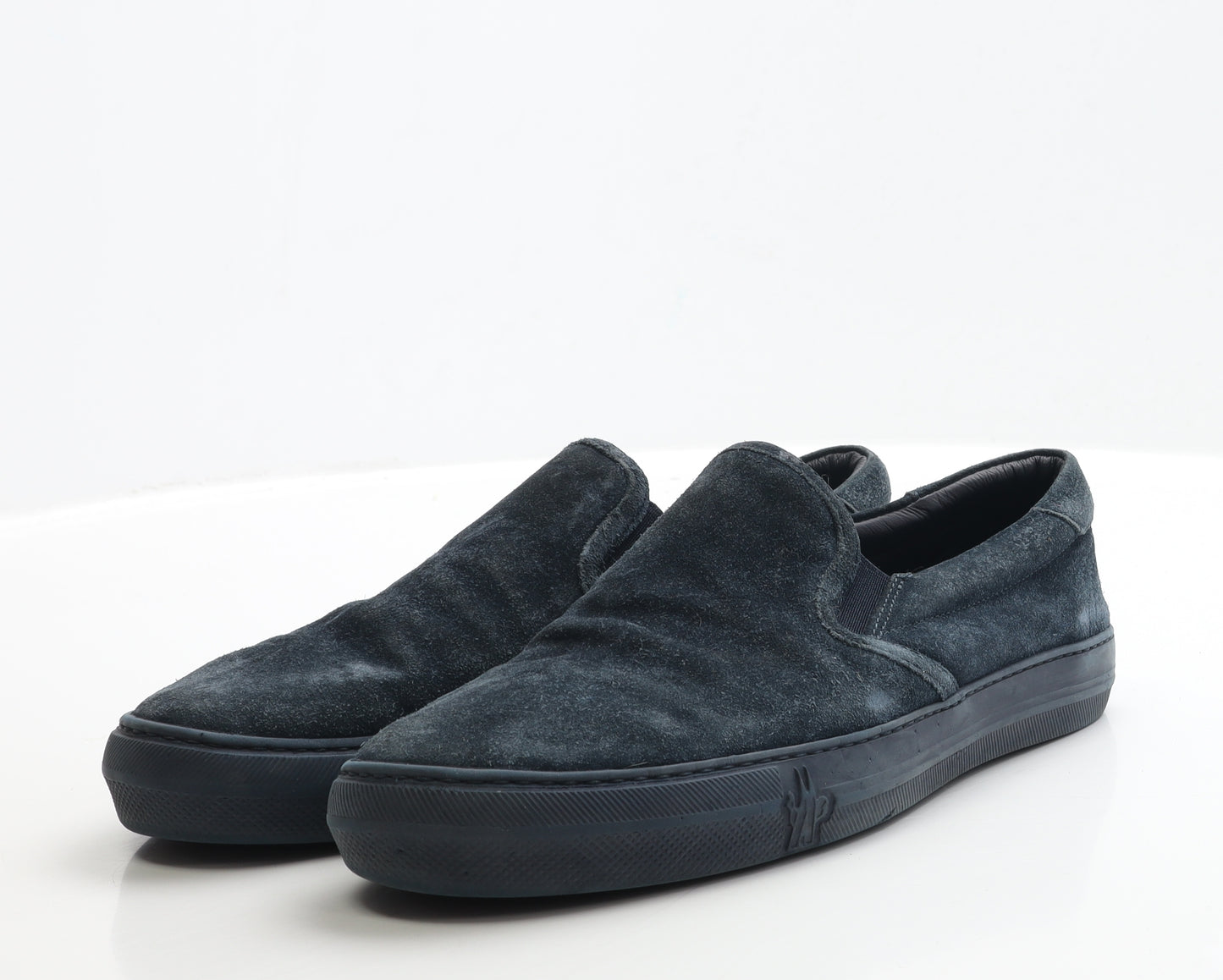 Moncler Mens Blue Faux Suede Loafer Casual UK 8 EUR 41