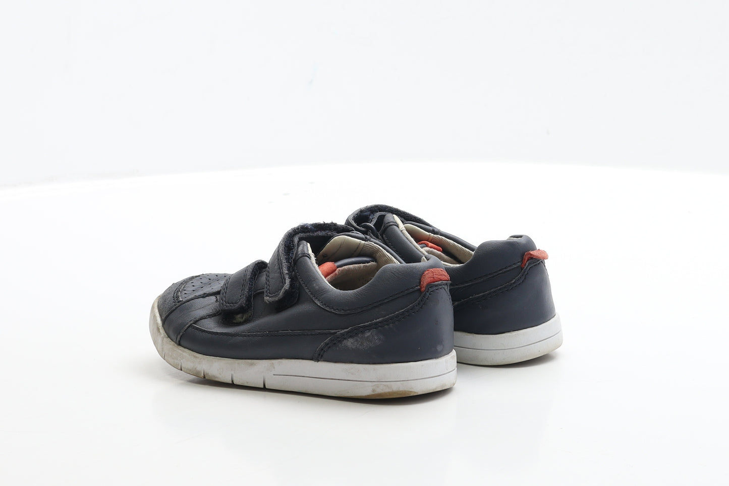 Clarks Boys Blue Polyester Trainer UK 7.5