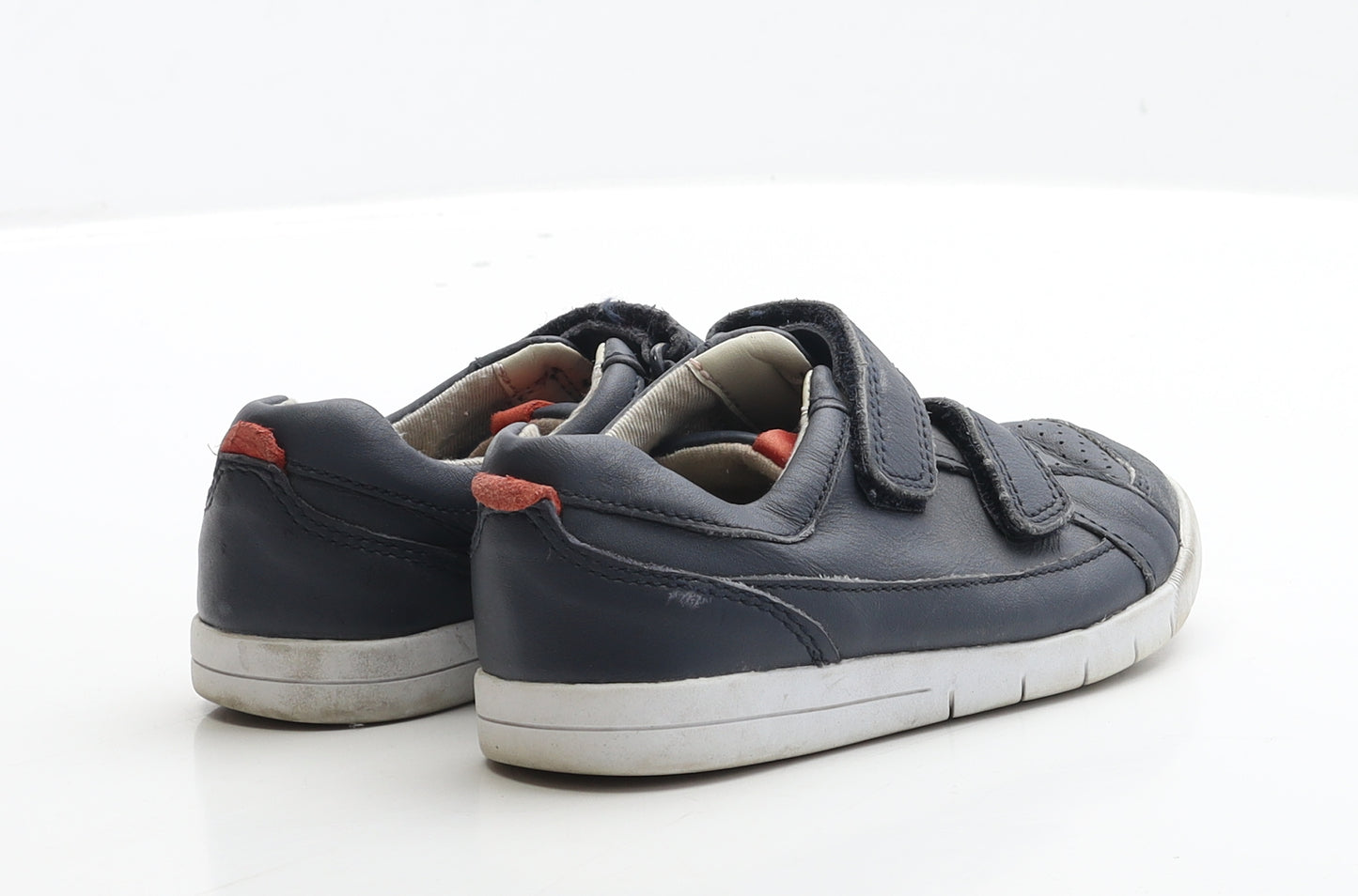 Clarks Boys Blue Polyester Trainer UK 7.5