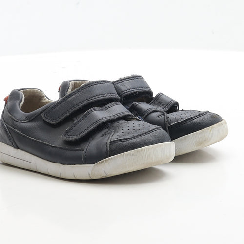 Clarks Boys Blue Polyester Trainer UK 7.5