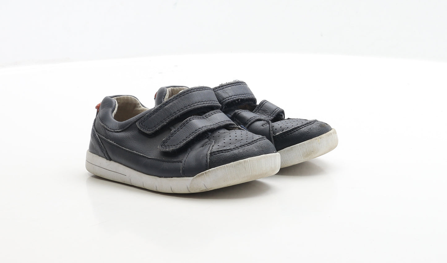 Clarks Boys Blue Polyester Trainer UK 7.5