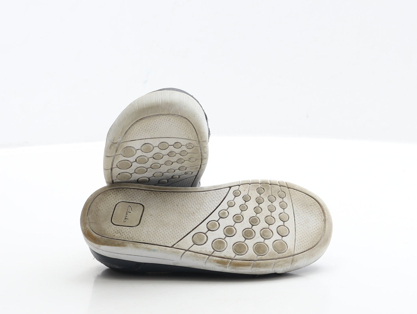 Clarks Boys Blue Polyester Trainer UK 7.5