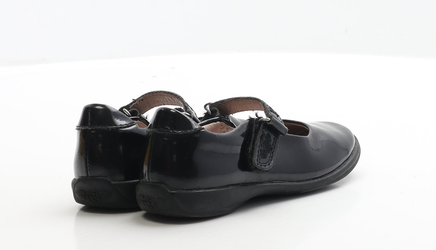 Lelli Kelly Girls Black Patent Leather Flat UK 2