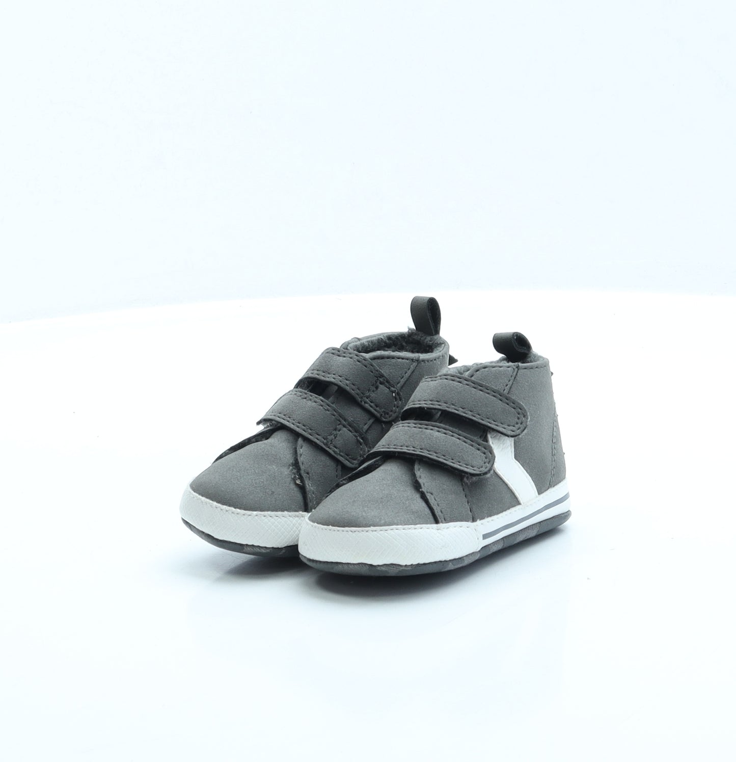 NEXT Boys Grey Polyester Trainer UK 2 - Baby